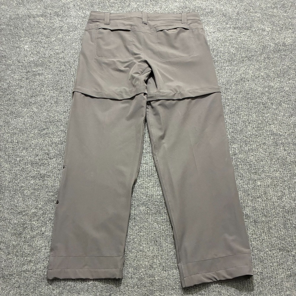 Alpine Design Womens Cargo Pants 12 Gray Zip-Off Convertible Roll Tab Outdoor - Picture 11 of 12